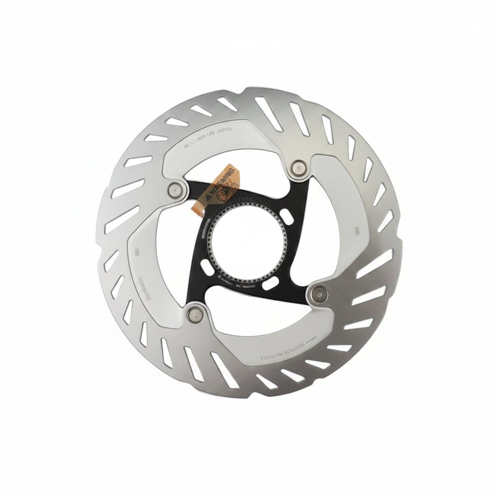 Shimano RT CL800 Ice Technology brake rotors in various sizes (140mm-203mm) with a center lock design.