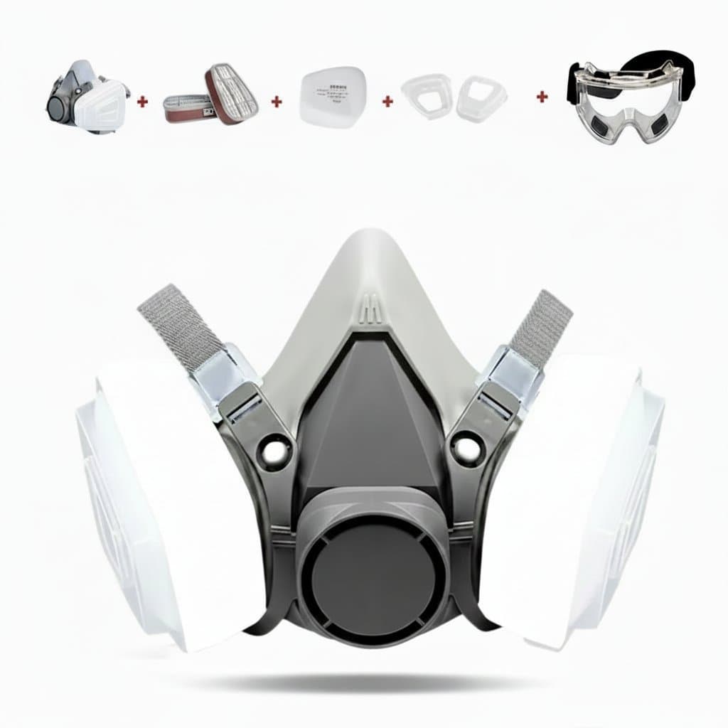 Reusable Half Face Respirator | 6200 Series | For Painting, Spraying & Polishing Safety