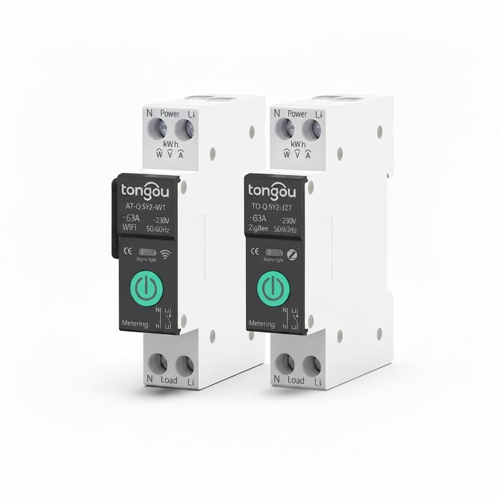 TUYA WiFi/ZigBee MCB Smart Circuit Breaker Over Current Under Voltage Protection Power Metering 1-63A Remote Control Switch