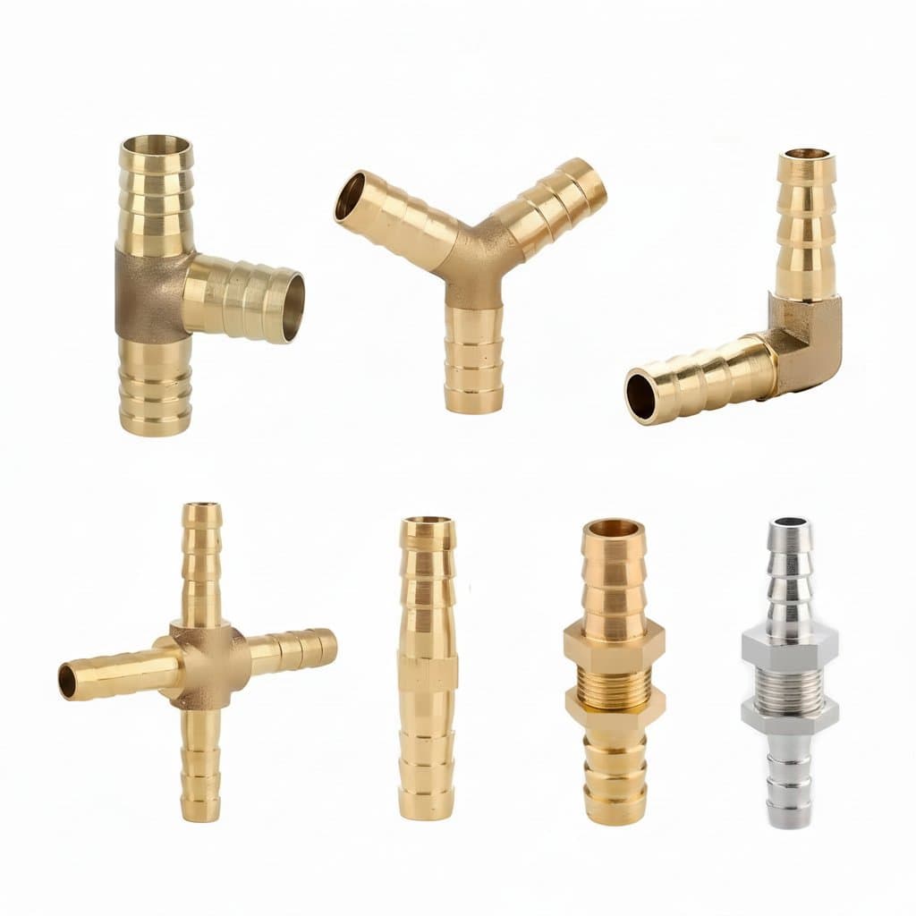 Brass Hose Barb Fittings | 4mm to 19mm Connectors for Water & Air Lines