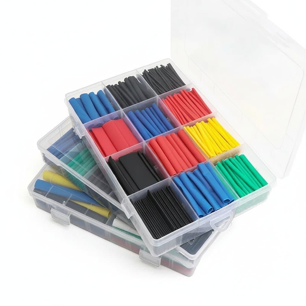 Heat Shrink Tubing Kit | 2:1 & 3:1 Shrink Ratios | 102-750 Pieces for Wire Insulation - Professional Grade Tool