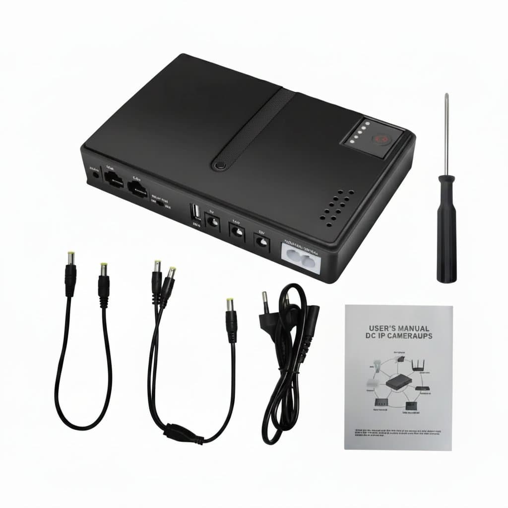UPS Battery Backup for Router & Modem | 5V/9V/12V DC Power | 18650 Replaceable Cell