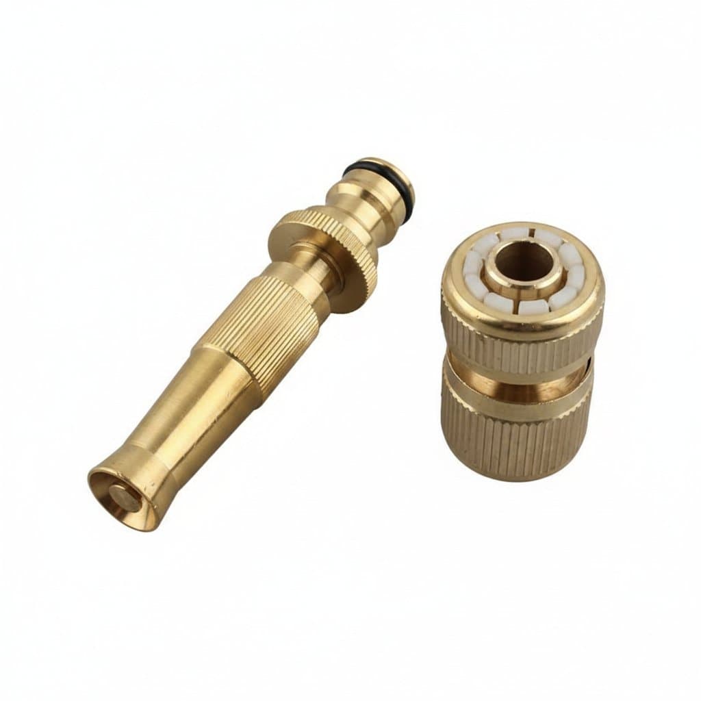 High Pressure Spray Nozzle | Adjustable Water Gun | Quick Connect for Garden Hose & Home Use
