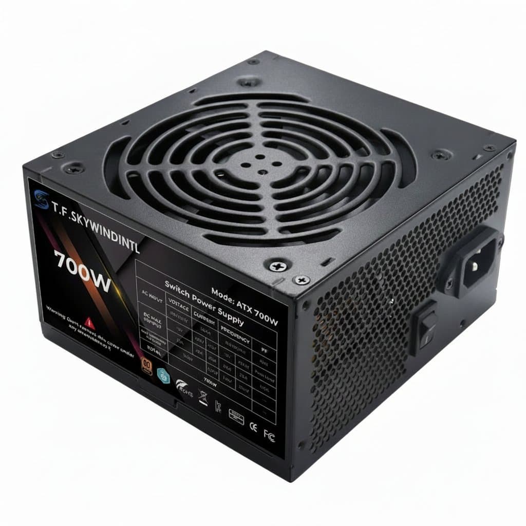 T.F.SKYWINDINTL PC PSU Power Supply 700W Game Gamer RGB 120m - Premium Electronics & Components > Power Supplies with professional quality and features