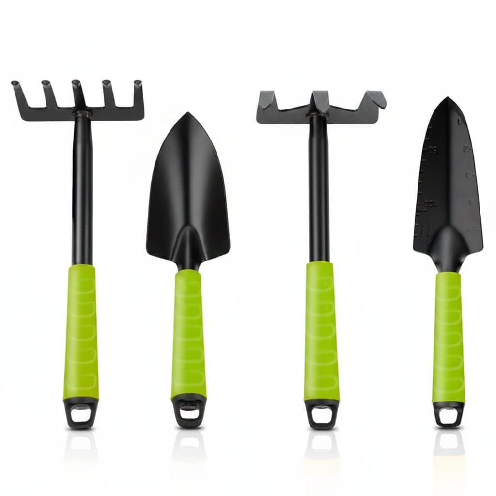 Garden Tools Set | 5-Piece Hand Planting Kit | For Flowers, Succulents & Transplanting