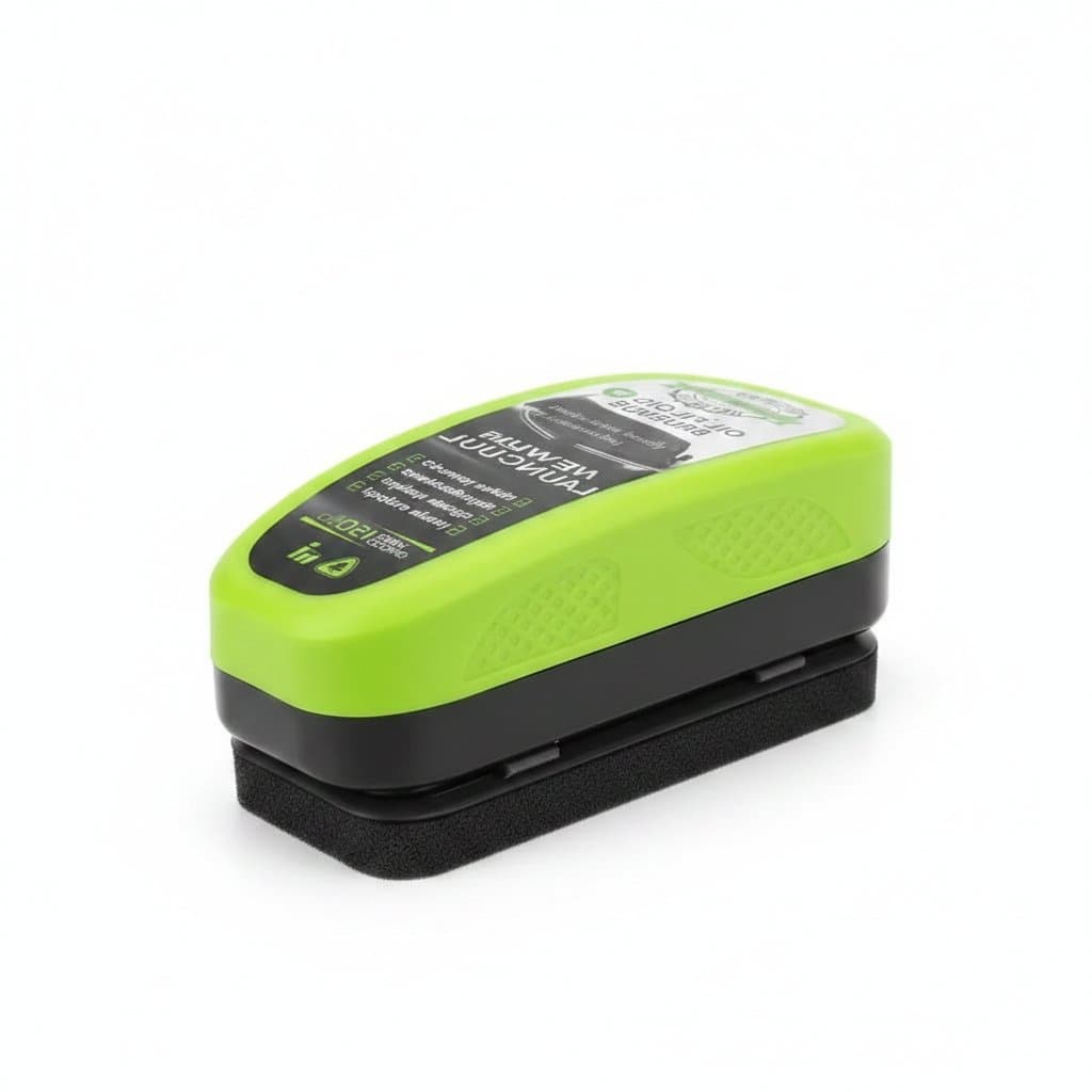 A comprehensive windshield repair kit featuring a car glass oil film remover, sponge, and cleaning brush.