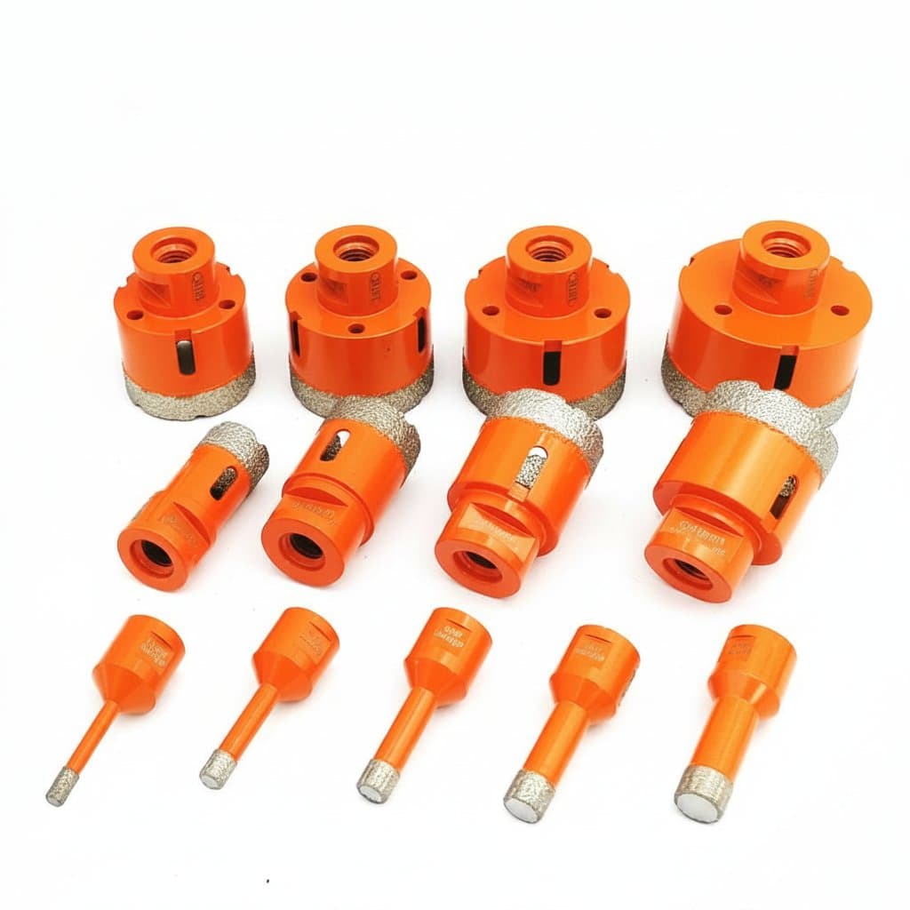 Diamond Core Drill Bit Set | M14 Thread for Porcelain & Granite | 6-110mm Hole Saw Kit