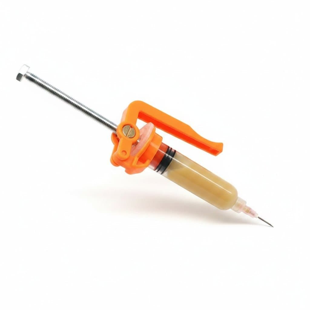 Solder Paste Applicator Gun | Lever Mechanism | 5-10cc Syringe Dispenser - Professional Grade Tool