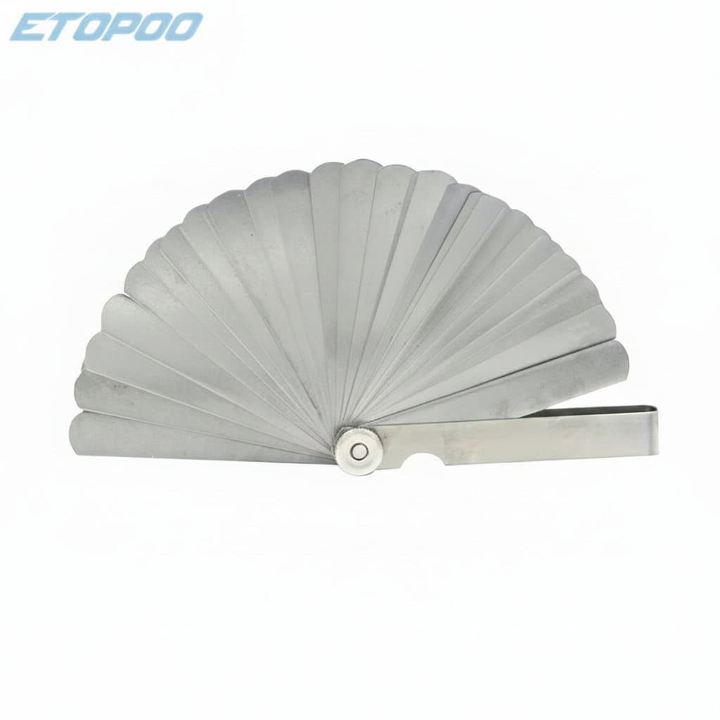 Feeler Gauge Set | 32 Stainless Steel Blades | 0.02-1.00mm Metric Gap Measurement