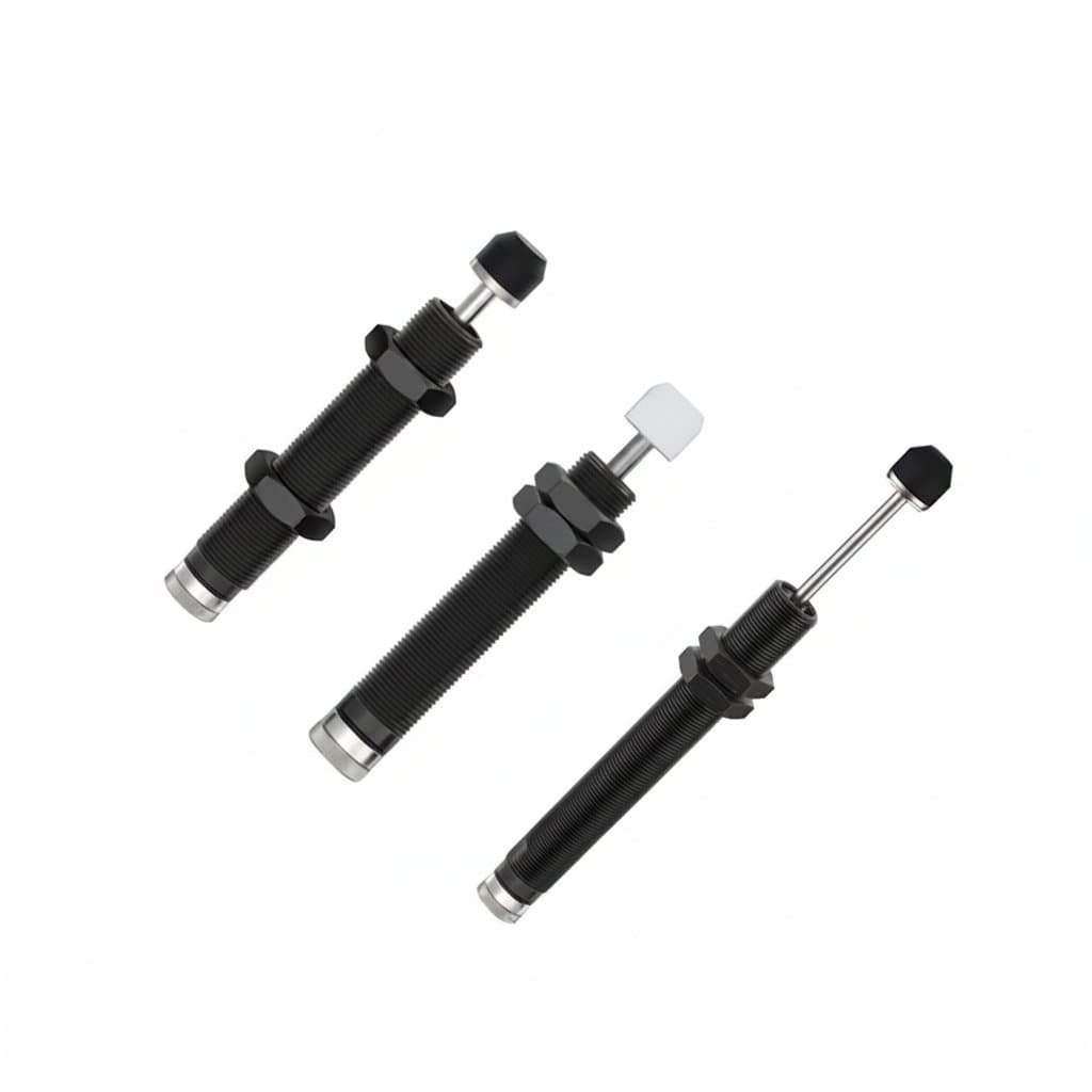 AD2016 hydraulic oil buffer damper, an adjustable pneumatic shock absorber for industrial machinery arms and accessories.