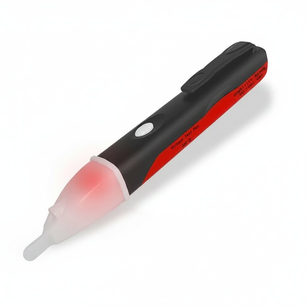 Non-Contact AC Voltage Tester Pen | 90-1000V Electric Indicator | LED Light for Outlet Testing