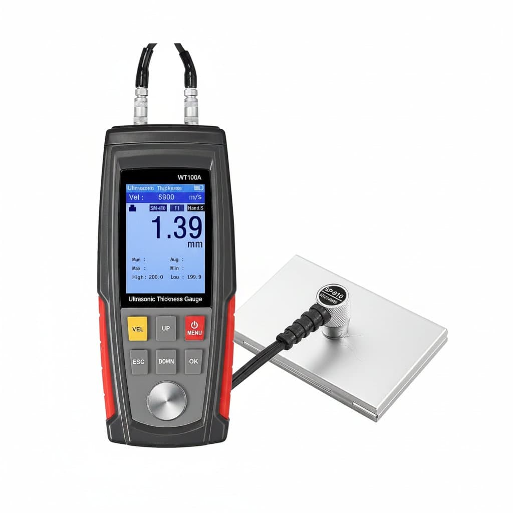 Ultrasonic Thickness Gauge for Non-Destructive Metal & Glass Testing
