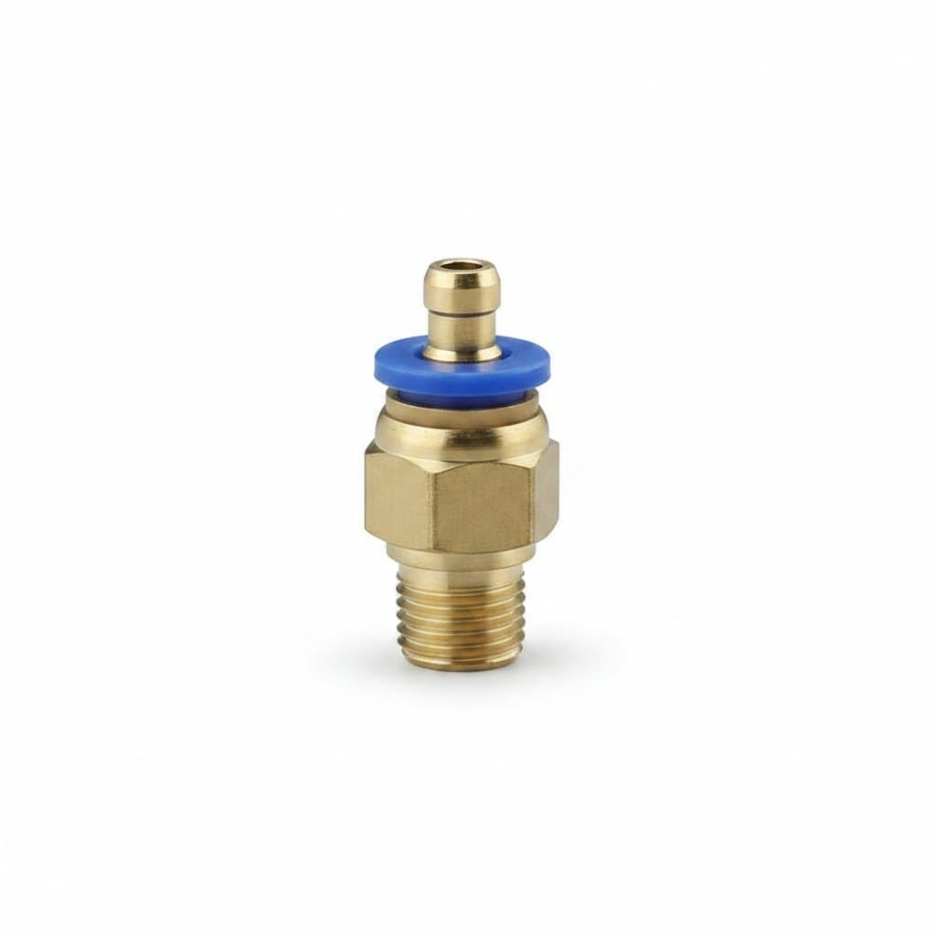 Pneumatic Fittings Kit | 20-Piece Set | 4mm-12mm & 1/8 NPT Threads | Durable Air Connectors