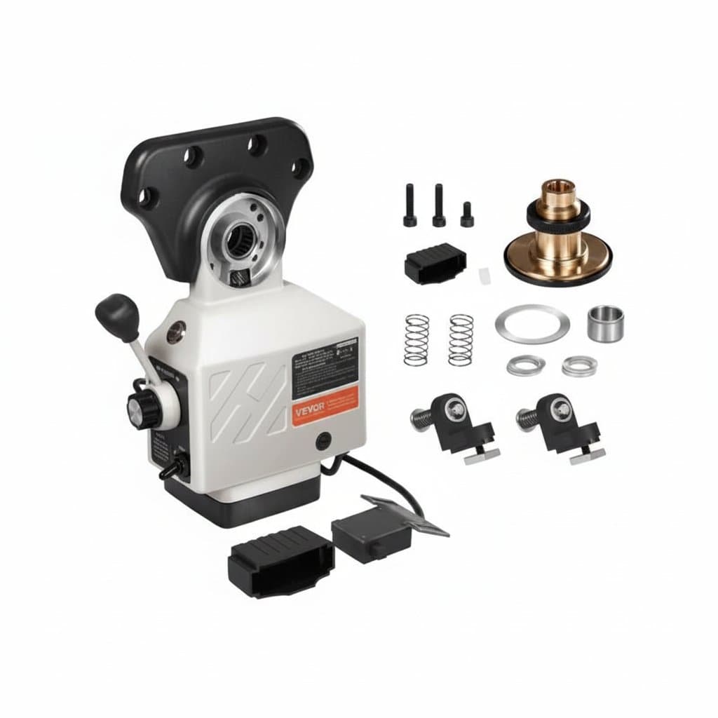 X-Axis Power Feed for Bridgeport Mills | 0-200 RPM | 150 lb-ft Torque | Low-Noise Precision Bearing - Image 1