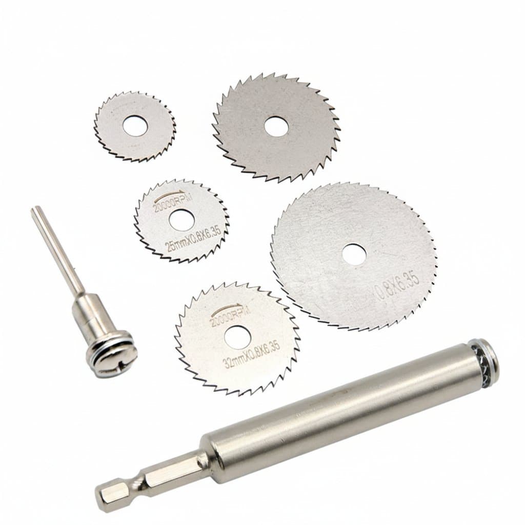 Wood metal 22-44mm mini circular saw blade hexagonal handle 40Cr connection saw blade extension rod electric tool accessory - Image 1
