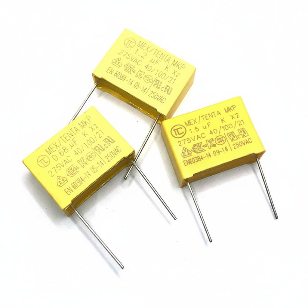 Polypropylene Film Capacitor | 0.047µF 275VAC | X2 Series for Noise Suppression