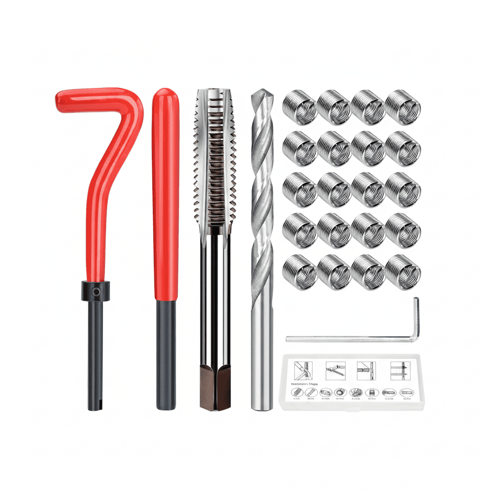 XCAN Thread Repair Kit | M3-M14 Screw Thread Inserts | For Damaged Threads & Repair Tools - Image 1