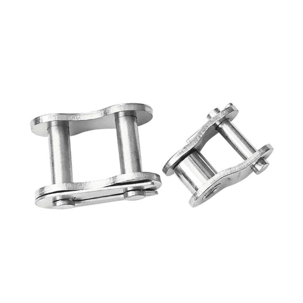 Chain Connector Link | 304 Stainless Steel | 08B 10A 12A Full & Half - Image 1