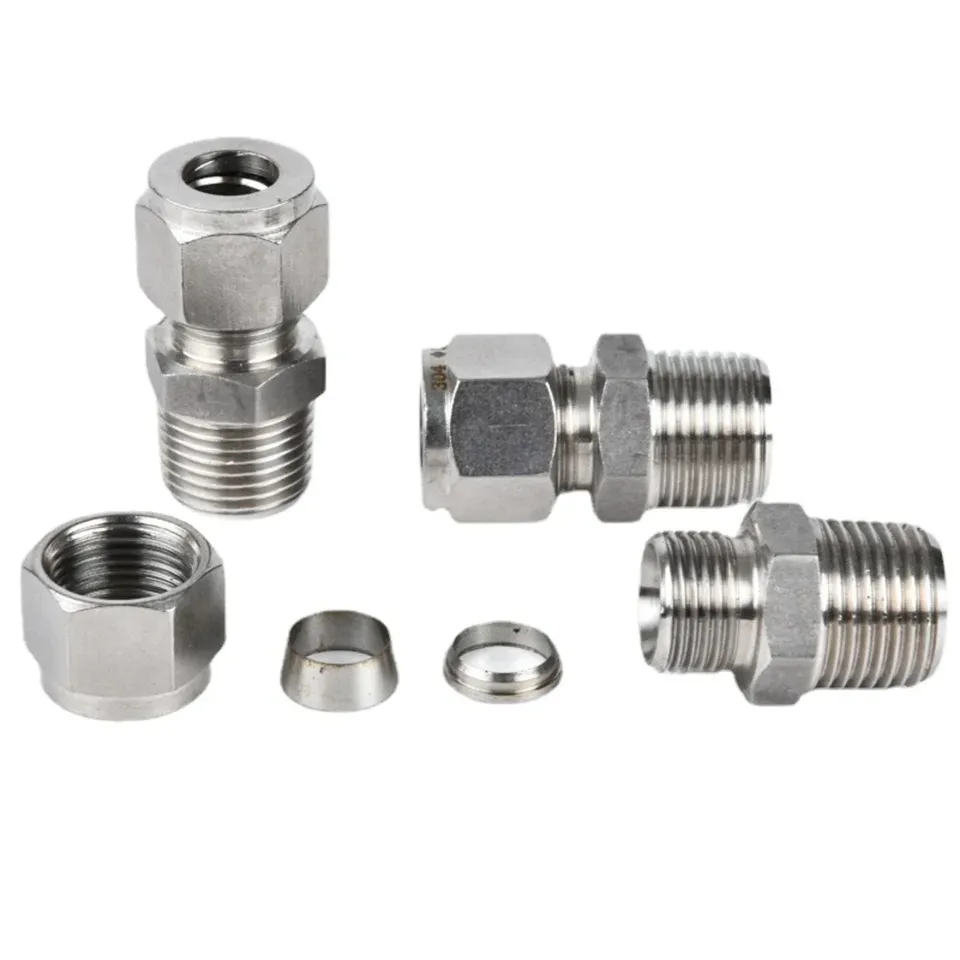 Fitting | 304 Stainless Steel Compression | 1/2 NPT Union