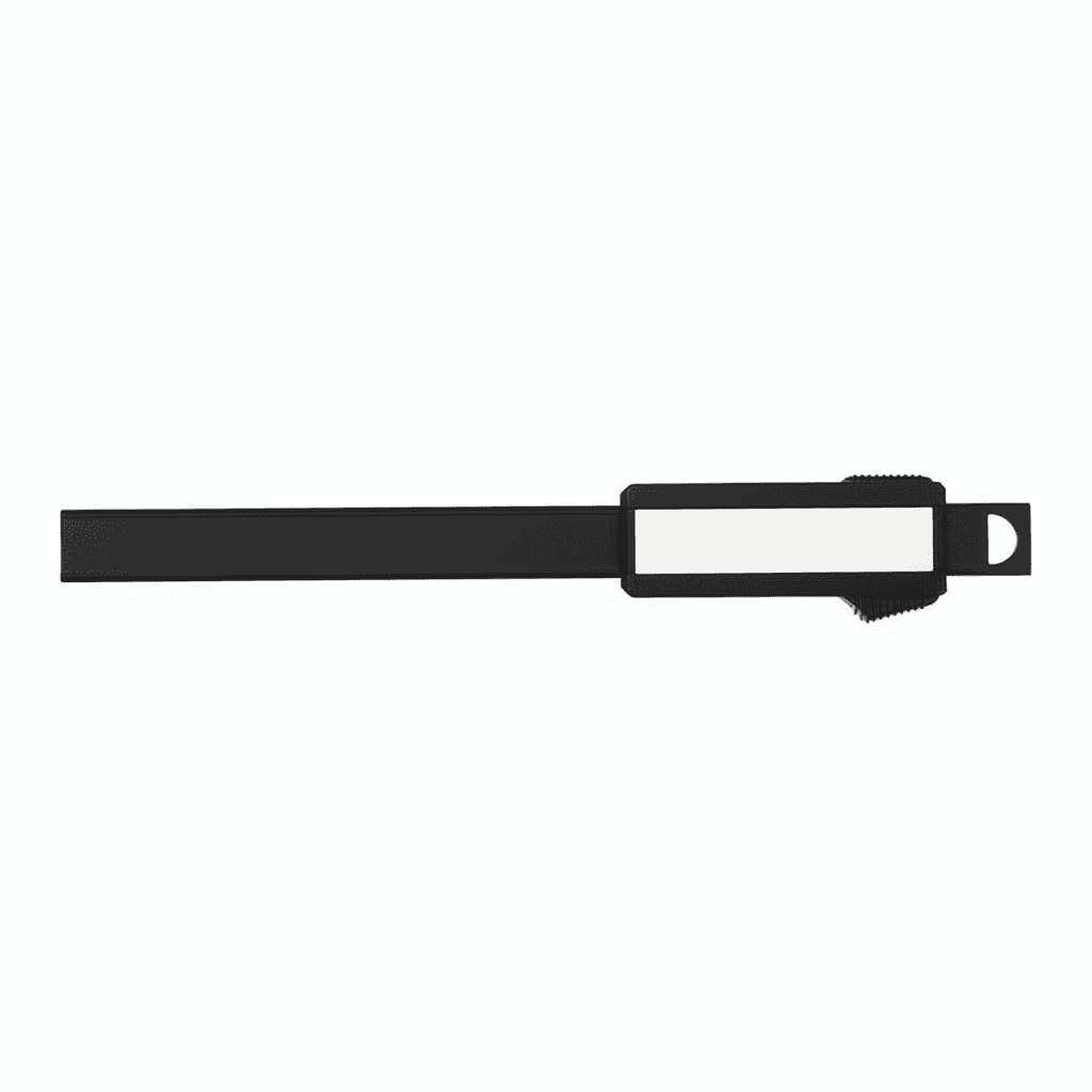 A 150mm electronic digital caliper made of carbon fiber, for precise measurements.