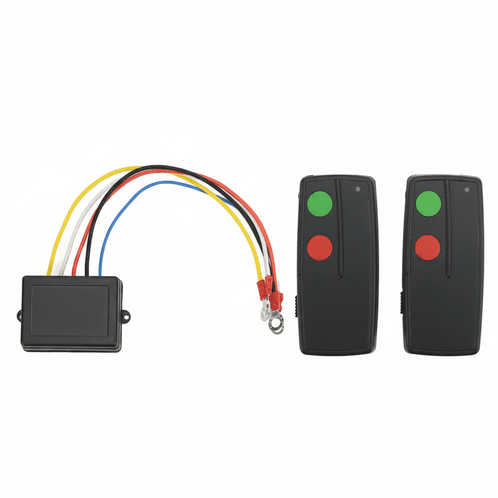 Come Along Winch Remote Control Kit | 2 Remotes, 434MHz | 12V/24V for Vehicles - Image 1