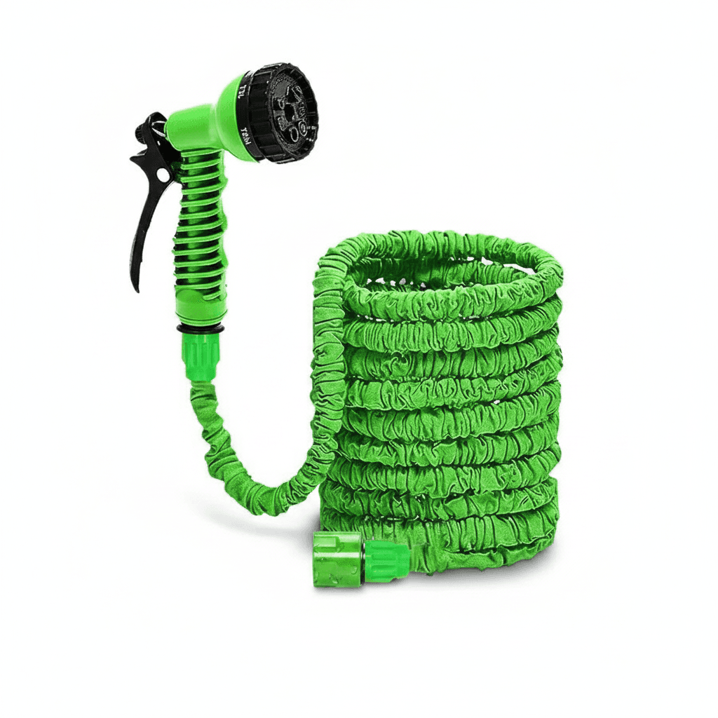 Expandable Hydraulic Hose | 7-Function Spray Gun | Car Wash & Garden Use