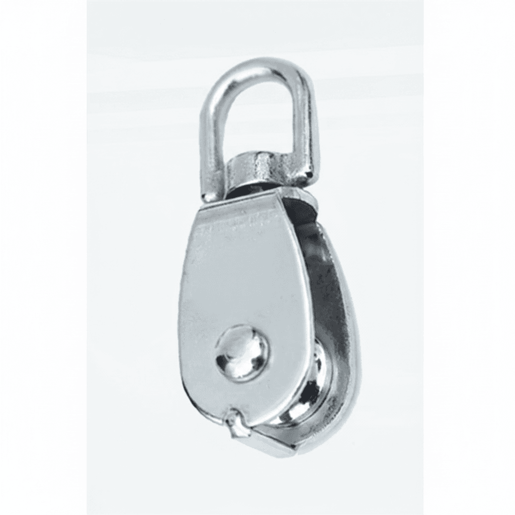 Block Pulley | Swiveling Shackle Head | M25 High Load Marine Rigging - Image 1