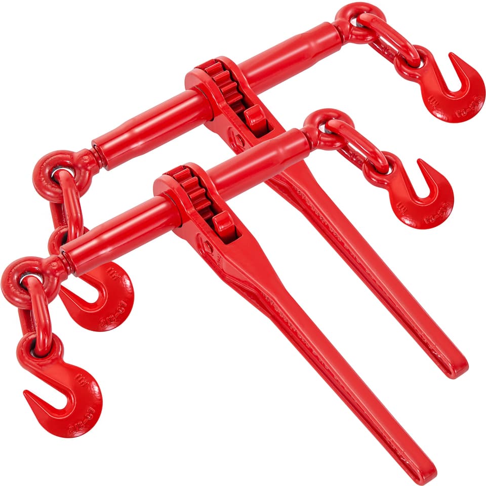 Load Binder 2-Pack | 13,000 lbs Capacity | For 3/8 to 1/2 Inch Chain - Image 1