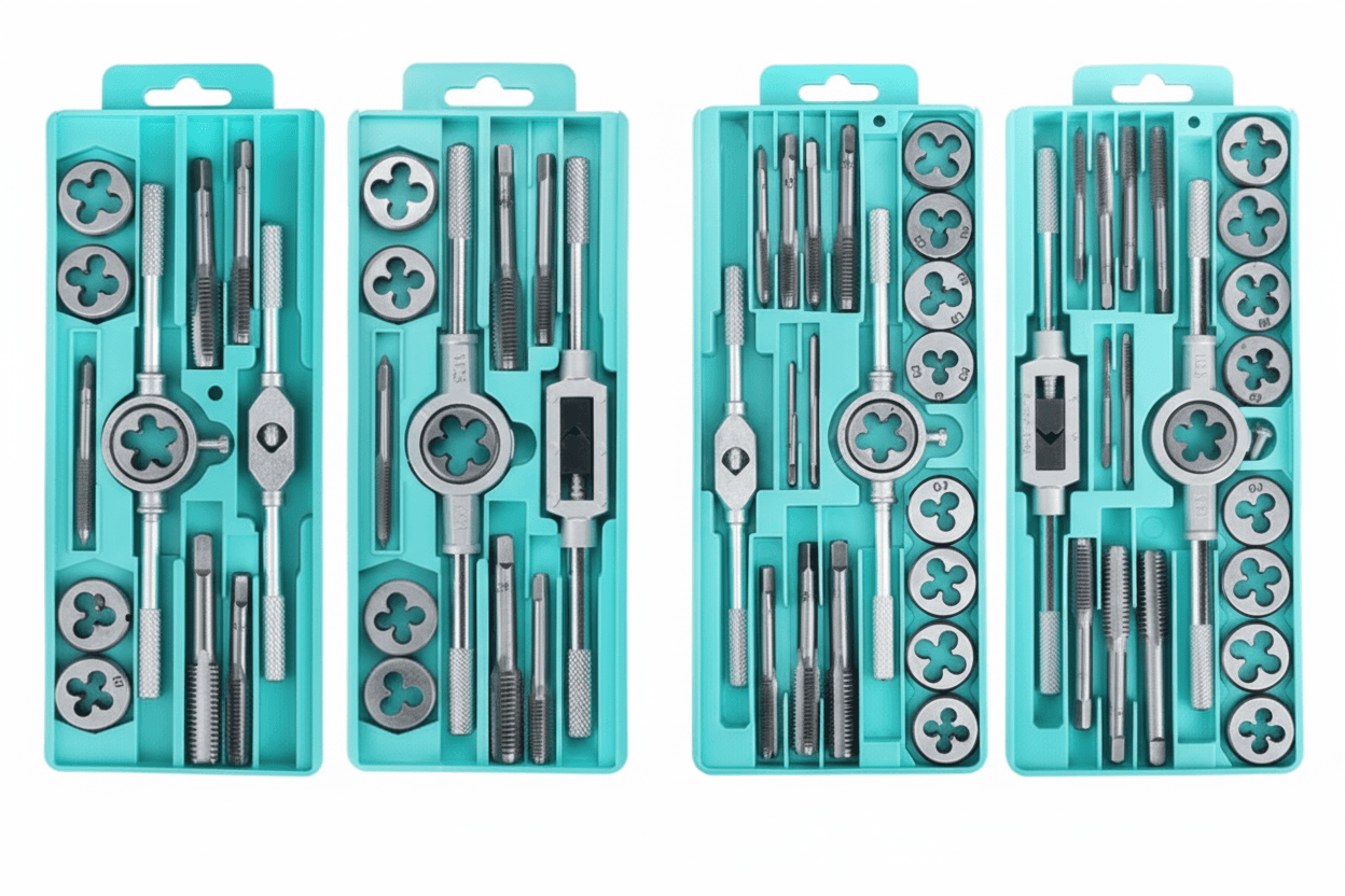Tap and Die Set | 20-Piece Kit | M3-M12 Mechanical Threading - Image 1