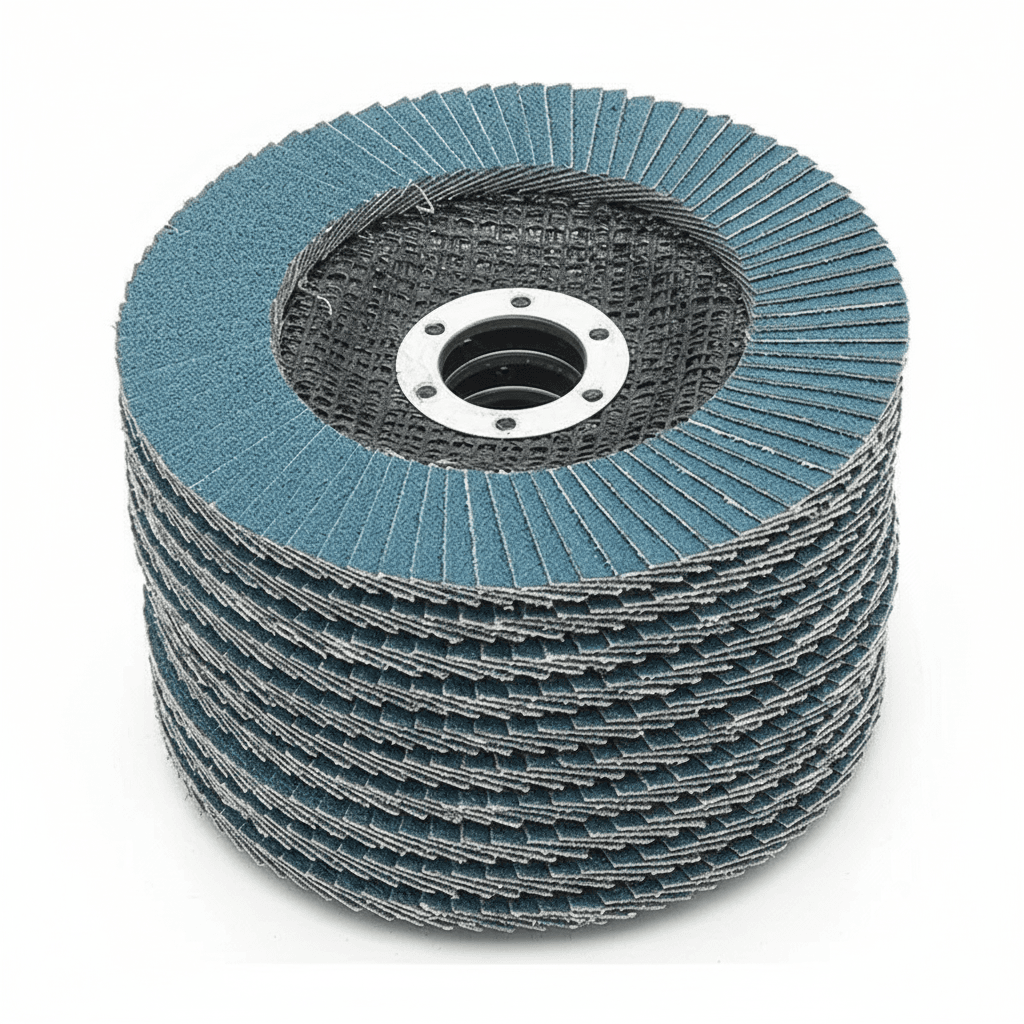 125mm 5-inch grinding wheel flap discs for angle grinders, in various grits.