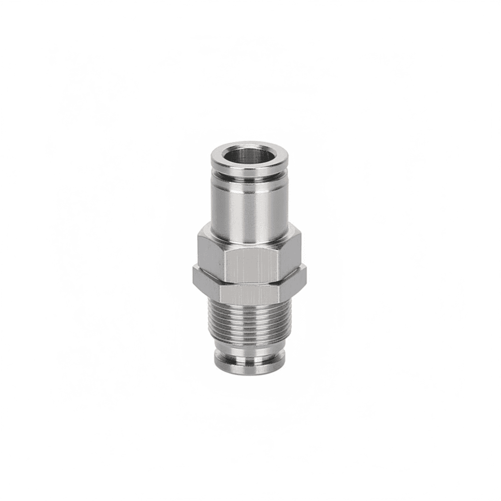 Quick Release Fitting Pneumatic Connectors 304 Stainless PCF - Premium Hydraulics & Pneumatics > Pneumatic Fittings with professional quality and features